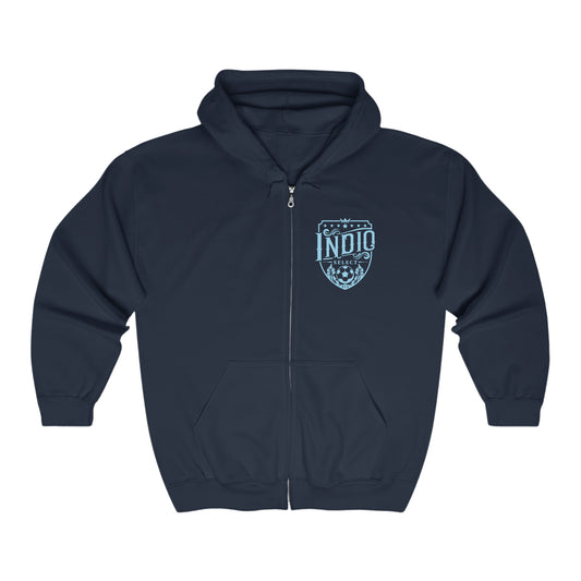 Indio Select Soccer Heavy Blend Full Zip Hooded Sweatshirt