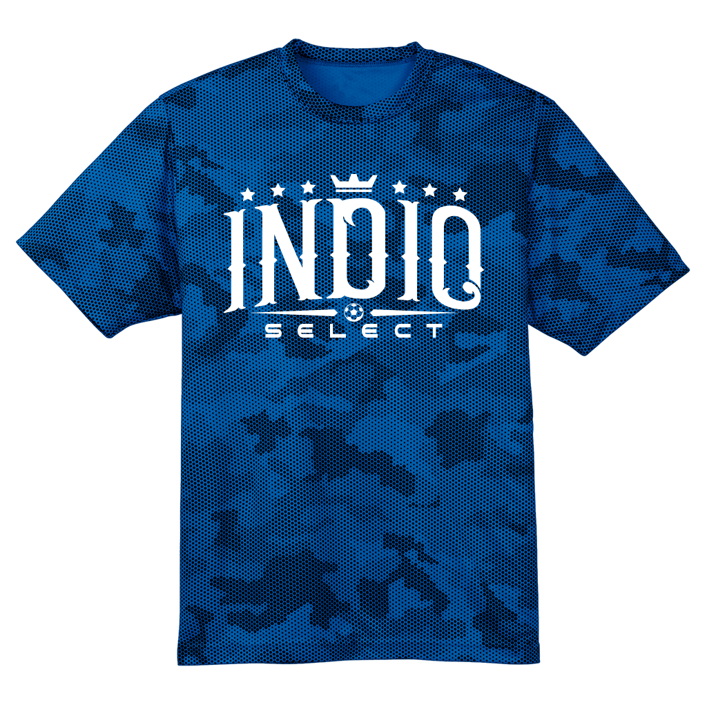 Indio SELECT Soccer Practice Kit | Blue Camo Jersey