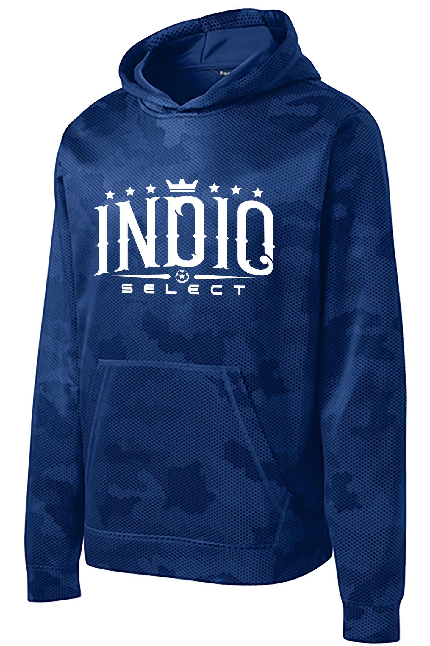Indio SELECT Soccer Training Hoodie | Blue Camo