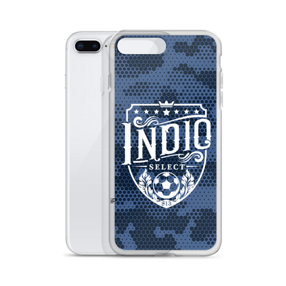 Indio Select Blue Hexagon Camo iPhone Case