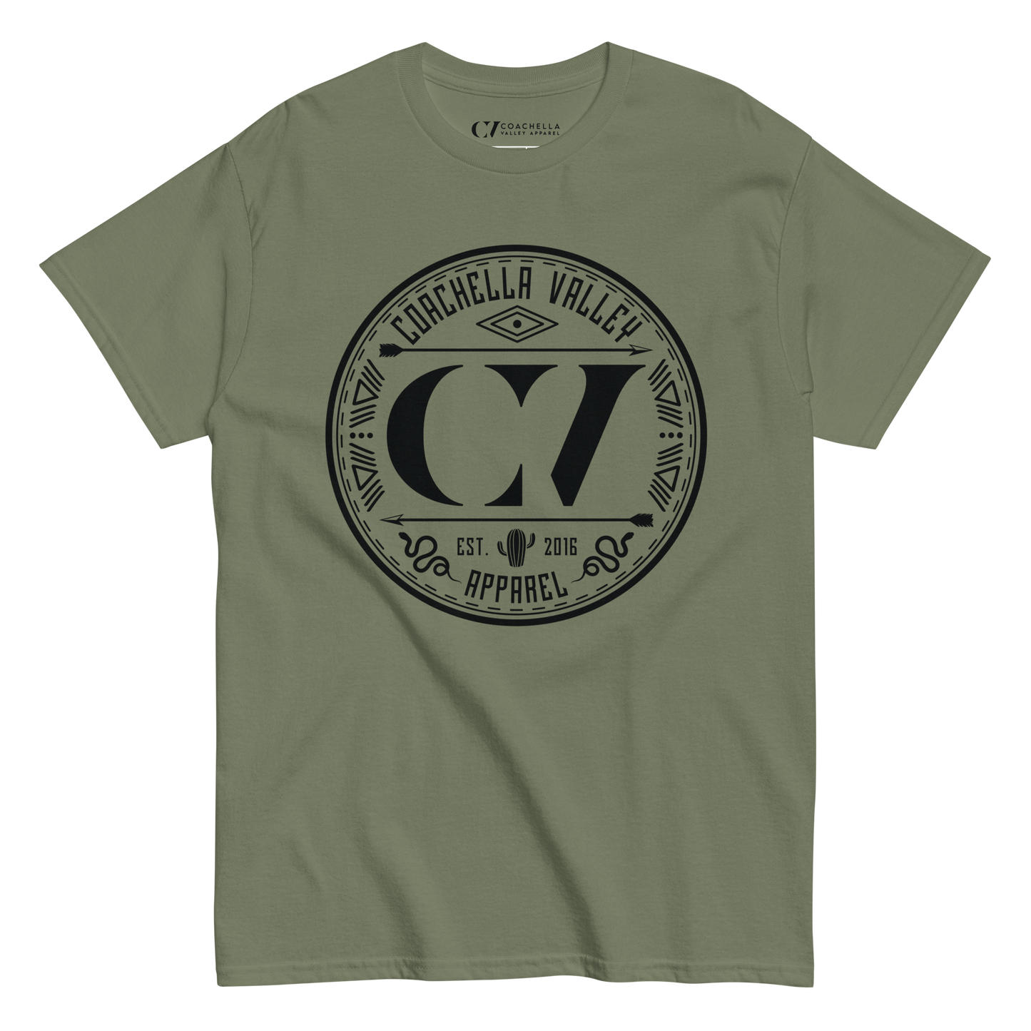 Coachella Valley Apparel Patch T-Shirt (Blackout Edition)