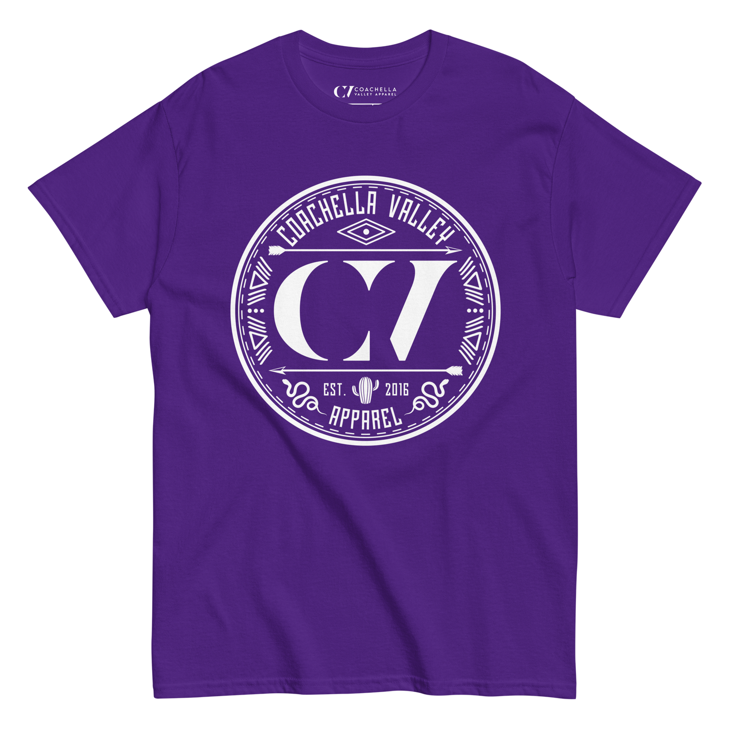 Coachella Valley Apparel Patch T-Shirt (Whiteout Edition)